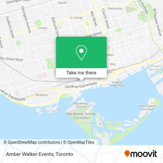 Amber Walker Events map