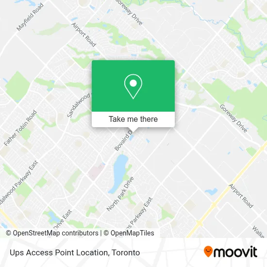 Ups Access Point Location plan