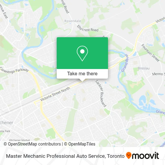 Master Mechanic Professional Auto Service map