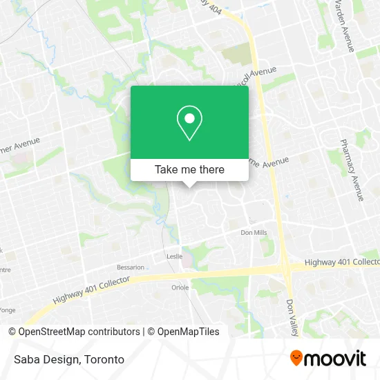 Saba Design map