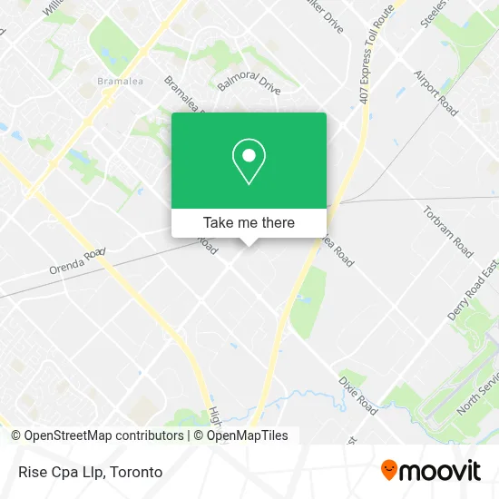 Rise Cpa Llp map