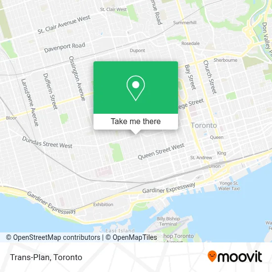 Trans-Plan map