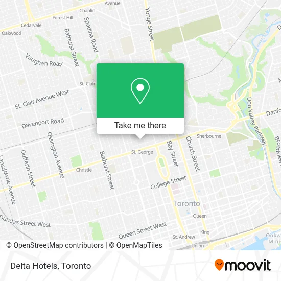 Delta Hotels map