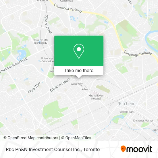Rbc Ph&N Investment Counsel Inc. map