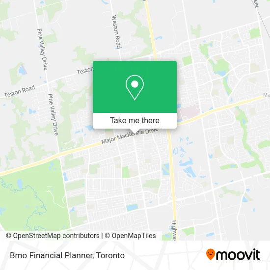 Bmo Financial Planner map
