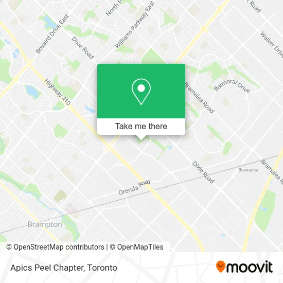 Apics Peel Chapter map