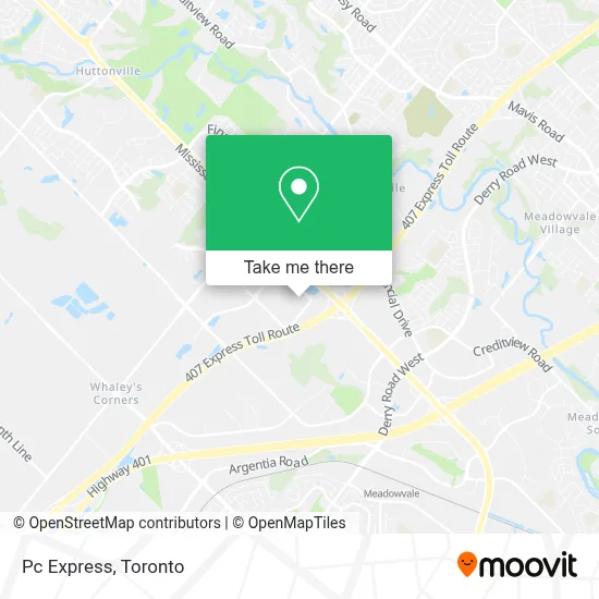 Pc Express map