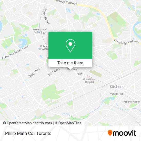 Philip Math Co. map