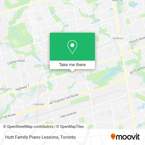 Hutt Family Piano Lessons map