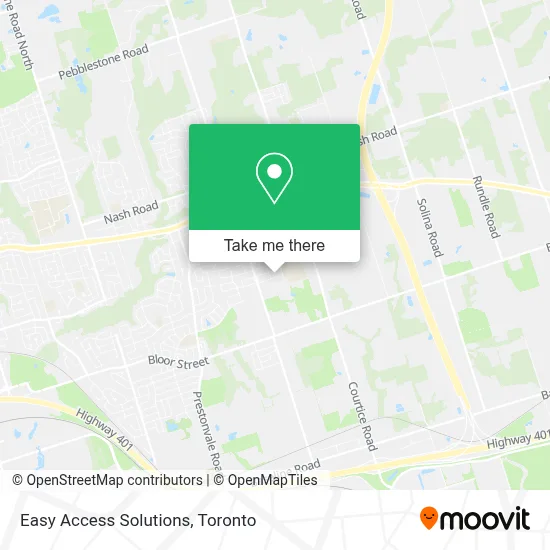 Easy Access Solutions map
