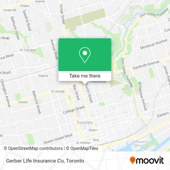 Gerber Life Insurance Co map