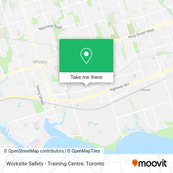 Worksite Safety - Training Centre map
