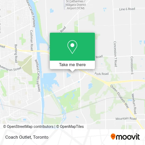 Coach Outlet map
