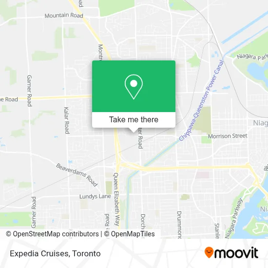 Expedia Cruises map