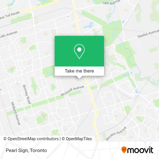 Pearl Sign map