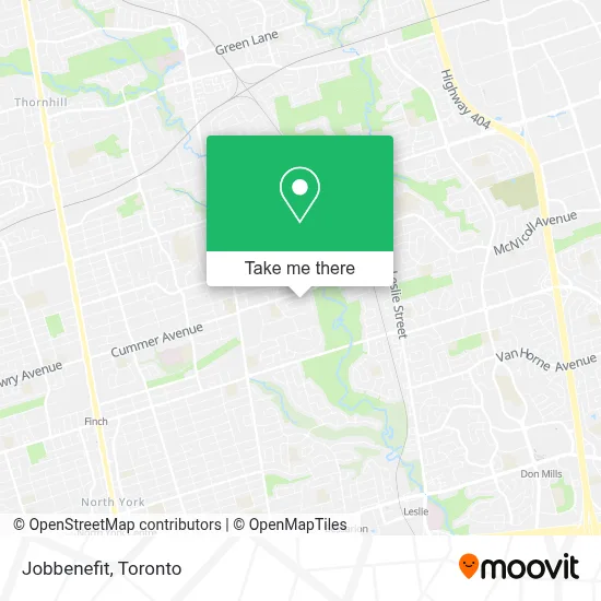 Jobbenefit map