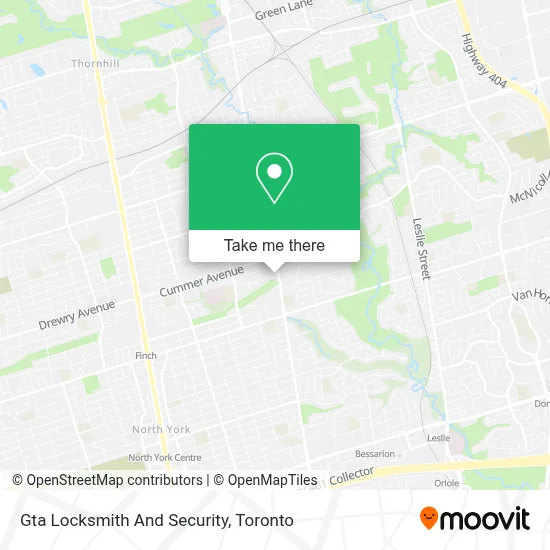Gta Locksmith And Security map