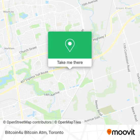 Bitcoin4u Bitcoin Atm map