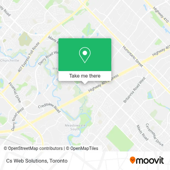 Cs Web Solutions map