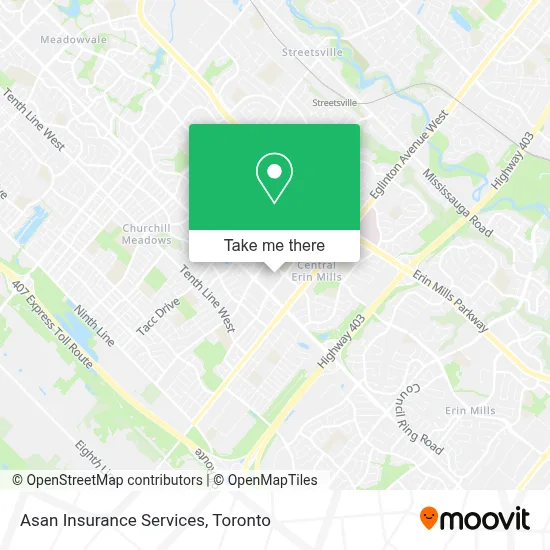 Asan Insurance Services map