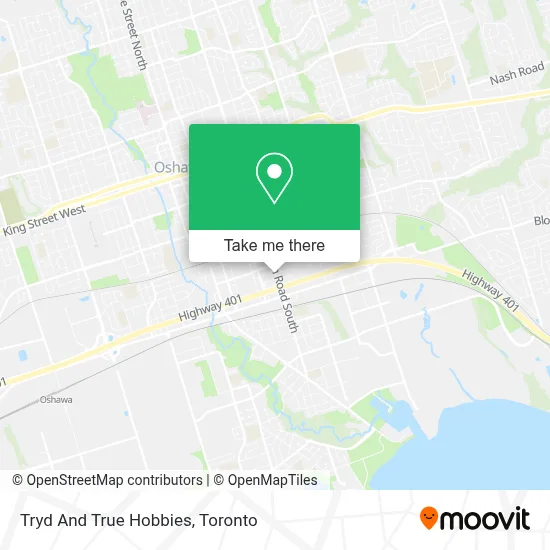 Tryd And True Hobbies map