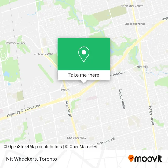Nit Whackers map