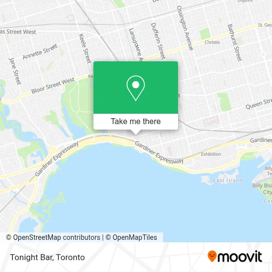Tonight Bar map