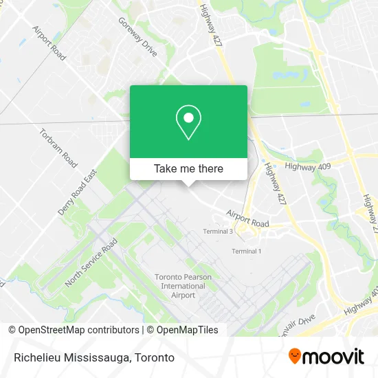 Richelieu Mississauga map