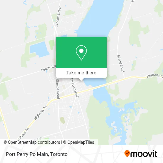 Port Perry Po Main map