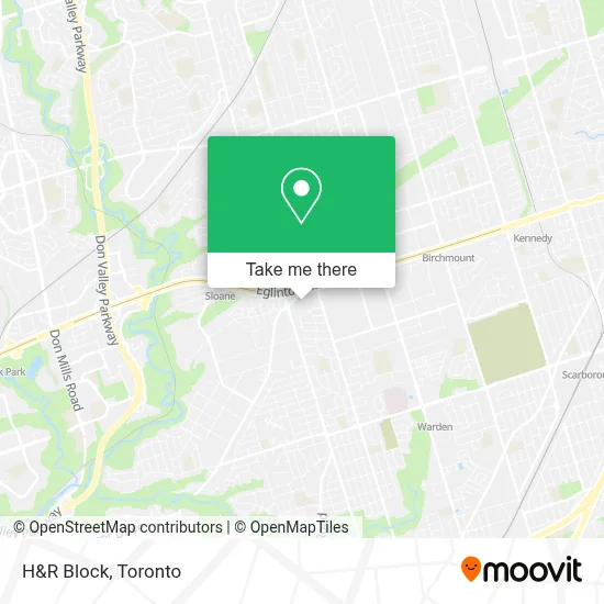 H&R Block map
