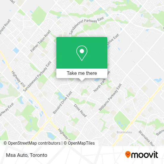 Msa Auto map