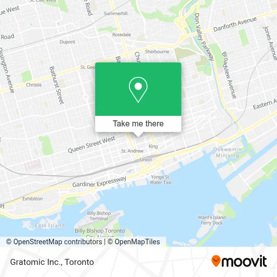 Gratomic Inc. map