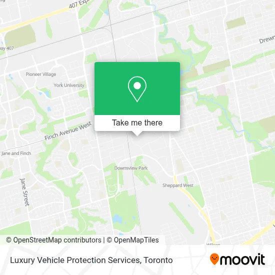 Luxury Vehicle Protection Services map
