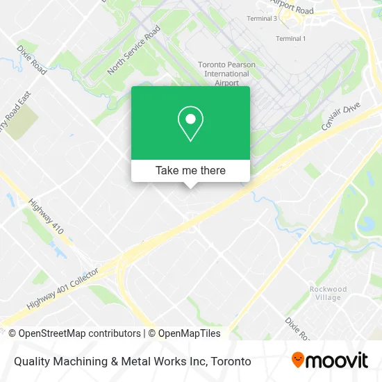 Quality Machining & Metal Works Inc map