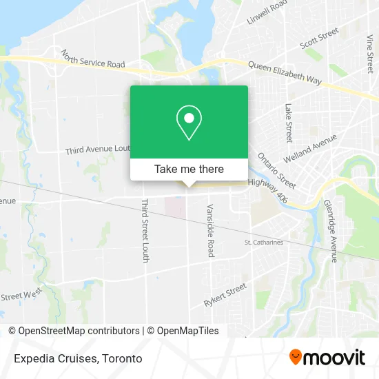 Expedia Cruises map