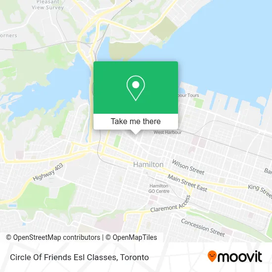 Circle Of Friends Esl Classes map