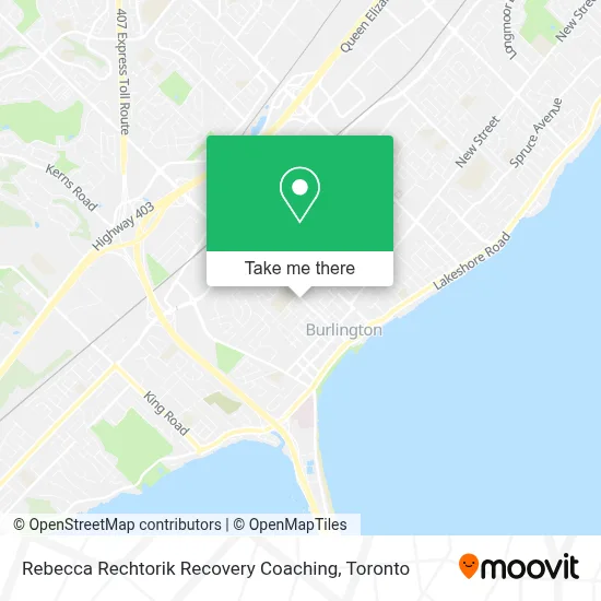 Rebecca Rechtorik Recovery Coaching map