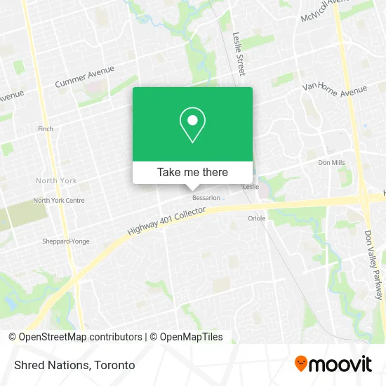 Shred Nations map