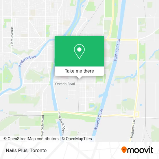 Nails Plus map