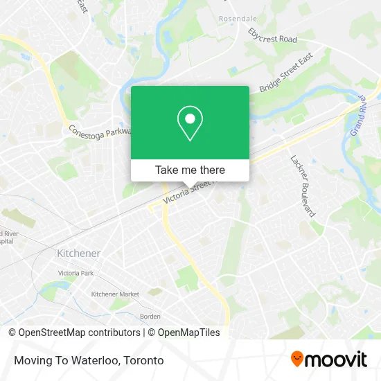 Moving To Waterloo map