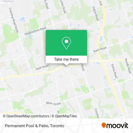 Permanent Pool & Patio map