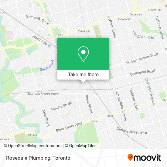 Rosedale Plumbing map