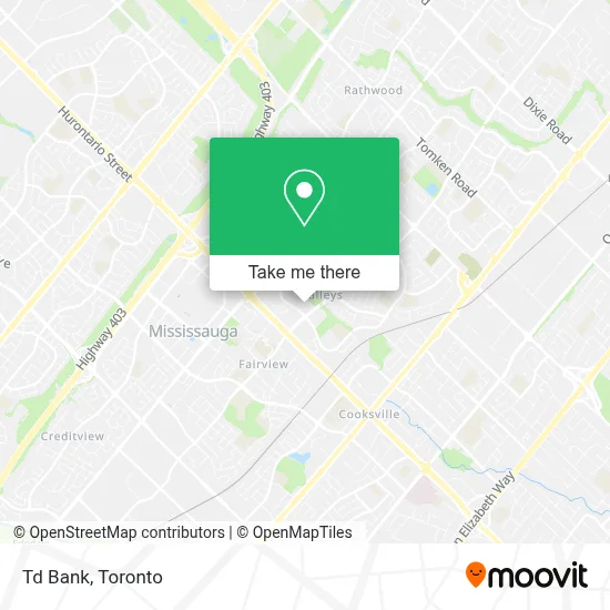 Td Bank map