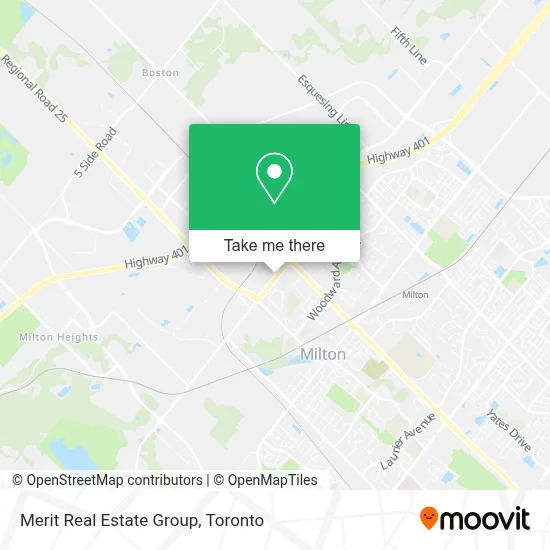 Merit Real Estate Group map