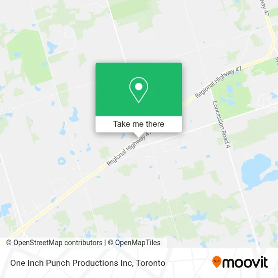 One Inch Punch Productions Inc map