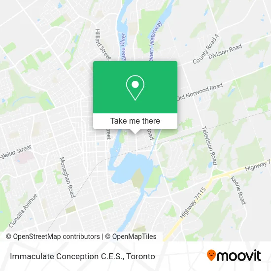 Immaculate Conception C.E.S. map