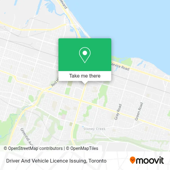 Driver And Vehicle Licence Issuing map
