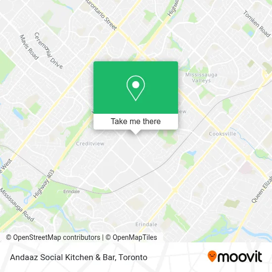 Andaaz Social Kitchen & Bar map