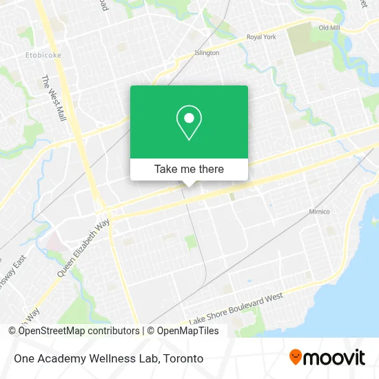 One Academy Wellness Lab map