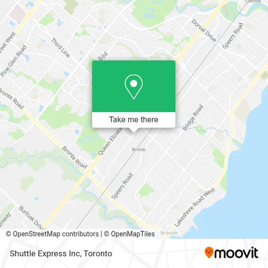 Shuttle Express Inc map